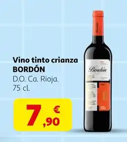 Alcampo BORDÓN Vino tinto crianza oferta