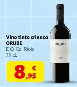 Alcampo ORUBE Vino tinto crianza oferta