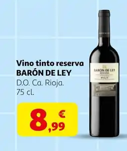 Alcampo BARÓN DE LEY Vino tinto reserva oferta