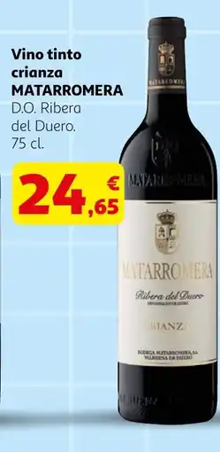 Alcampo MATARROMERA Vino tinto crianza oferta