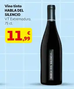 Alcampo HABLA DEL SILENCIO Vino tinto oferta