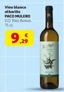 Alcampo PACO MULERO Vino blanco albariño oferta