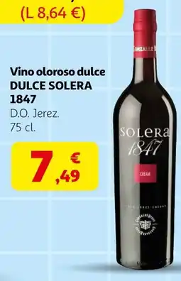 Alcampo DULCE SOLERA Vino oloroso dulce oferta