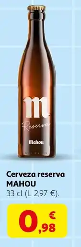 Alcampo MAHOU Cerveza reserva oferta