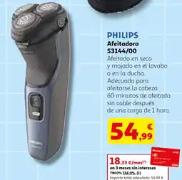 Alcampo PHILIPS Afeitadora S3144/00 oferta