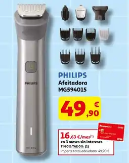 Alcampo PHILIPS Afeitadora MG594015 oferta
