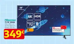 Alcampo HISENSE TV 58" 58A6Q oferta