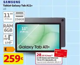 Alcampo SAMSUNG Tablet Galaxy Tab A11+ oferta