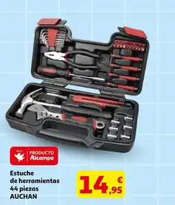 Alcampo AUCHAN Estuche de herramientas 44 piezas oferta