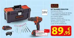 Alcampo BLACK+DECKER Kit taladro percutor oferta