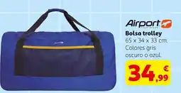 Alcampo AIRPORT Bolsa trolley oferta