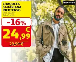 Alcampo INEXTENSO Chaqueta sahariana oferta
