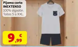 Alcampo INEXTENSO Pijama corto oferta