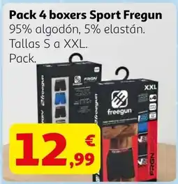 Alcampo Pack 4 boxers Sport Fregun . oferta