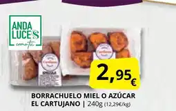 Supermercados MAS EL CARTUJANO Borrachuelo miel o azúcar oferta