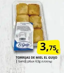 Supermercados MAS EL GUIJO Torrijas de miel oferta