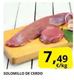 Supermercados MAS Solomillo de cerdo oferta