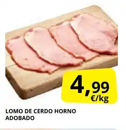 Supermercados MAS Lomo de cerdo horno adobado oferta