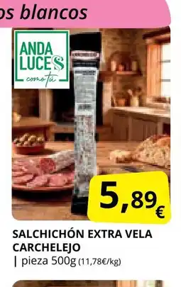 Supermercados MAS Salchichón extra vela carchelejo oferta