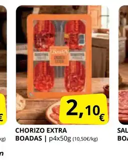 Supermercados MAS BOADAS Chorizo extra oferta