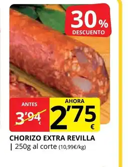 Supermercados MAS REVILLA Chorizo extra oferta