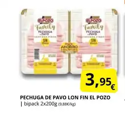 Supermercados MAS EL POZO Pechuga de pavo lon fin oferta