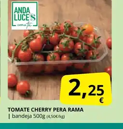 Supermercados MAS Tomate cherry pera rama oferta