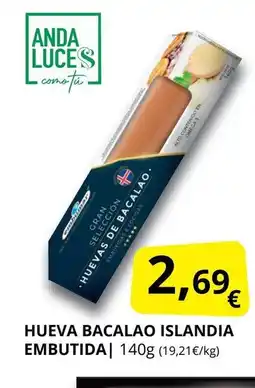 Supermercados MAS Hueva bacalao islandia embutida oferta