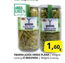 Supermercados MAS YBARRA Judía verde plana oferta