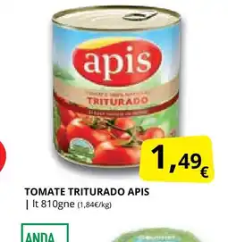 Supermercados MAS APIS Tomate triturado oferta