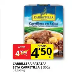 Supermercados MAS CARRILLERA Patata/ seta oferta