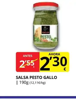 Supermercados MAS GALLO Salsa pesto oferta