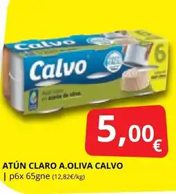 Supermercados MAS CALVO Atún claro a.oliva oferta