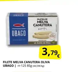 Supermercados MAS UBAGO Filete melva canutera oliva oferta