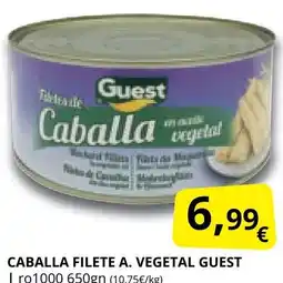 Supermercados MAS GUEST Caballa filete a. vegetal oferta