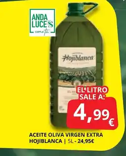 Supermercados MAS HOJIBLANCA Aceite oliva virgen extra oferta