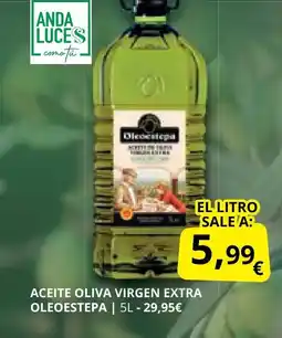 Supermercados MAS OLEOESTEPA Aceite oliva virgen extra oferta