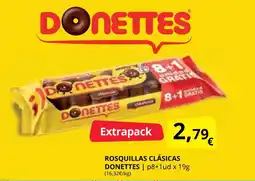 Supermercados MAS DONETTES Rosquillas clásicas oferta