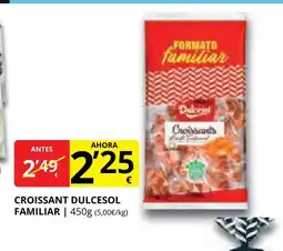 Supermercados MAS Croissant dulcesol familiar oferta