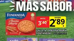 Supermercados MAS FONTANEDA Galleta la buena maría oferta