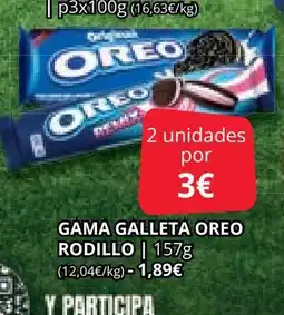 Supermercados MAS OREO Gama galleta rodillo oferta