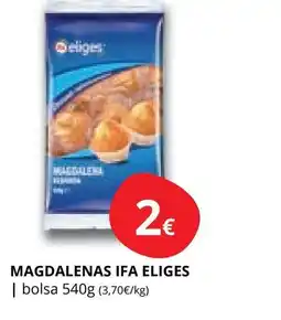 Supermercados MAS IFA ELIGES Magdalenas oferta
