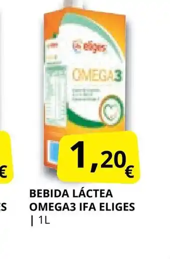 Supermercados MAS IFA ELIGES Bebida láctea omega3 oferta