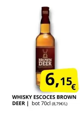 Supermercados MAS BROWN DEER Whisky escoces oferta