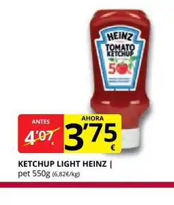 Supermercados MAS HEINZ Ketchup light oferta