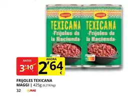 Supermercados MAS MAGGI Frijoles texicana oferta