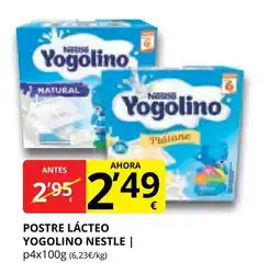 Supermercados MAS Postre lácteo yogolino nestle oferta