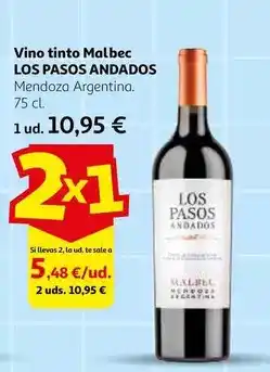 Alcampo Los pasos andados - vino tinto malbec oferta