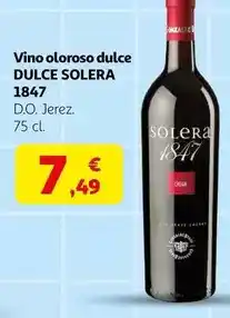 Alcampo Solera 1847 - vino oloroso dulce oferta