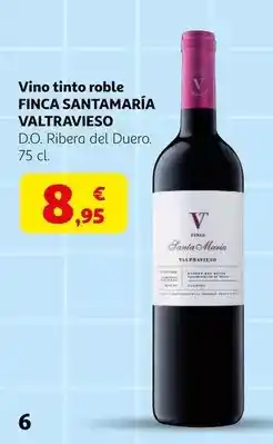Alcampo Valtravieso - vino tinto roble finca santamaria oferta